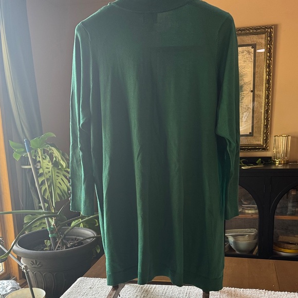 JM Collection Turquoise Knit Cardigan - Picture 8 of 10